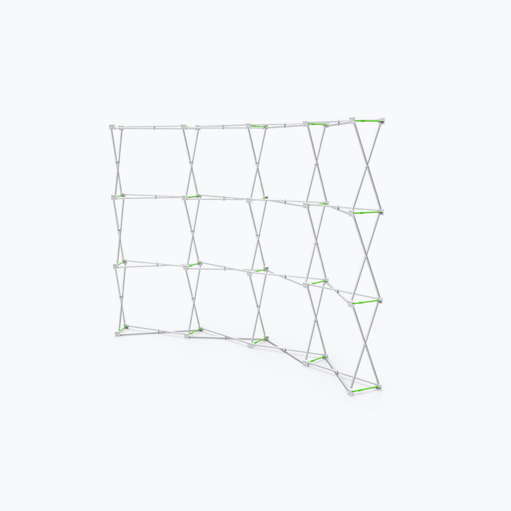 10' Fabric PopUp - Curved - Hardware