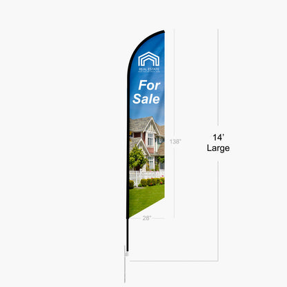 Feather - Large 14ft Single Sided